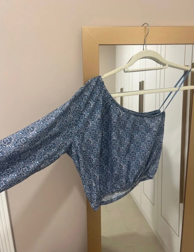 camiseta asimetrica niña